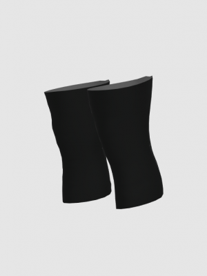 Podiumwear Dyed Black Kneewarmers