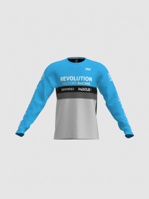 Podiumwear Unisex Silver Long Sleeve Tech Tee - New Fabric 2025!
