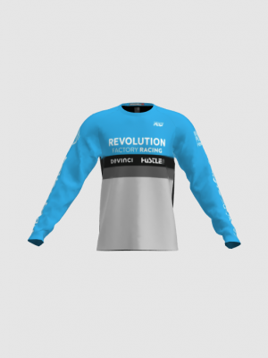 Podiumwear Unisex Silver Long Sleeve Tech Tee