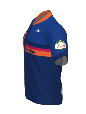 Podiumwear Men's Silver Short Sleeve MTB Jersey - New Fabric 2025!