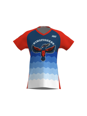 Podiumwear Women's Silver Short Sleeve MTB Jersey - NEW FABRIC 2025!