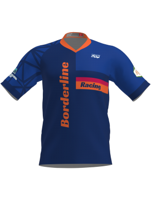 Podiumwear Men's Silver Short Sleeve MTB Jersey - New Fabric 2025!