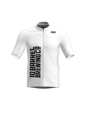 Podiumwear Men's Silver Full Zip Jersey