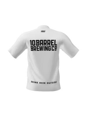 Podiumwear Men's Silver Short Sleeve MTB Jersey - New Fabric 2025!