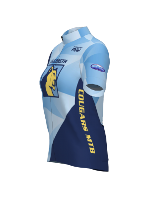 Podiumwear Women's Silver Full Zip Jersey