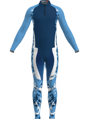 Podiumwear Unisex Gold Two-Piece Race Suit