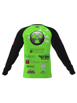 Podiumwear Unisex Silver Long Sleeve Tech Tee - New Fabric 2025!