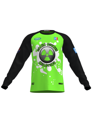 Podiumwear Unisex Silver Long Sleeve Tech Tee - New Fabric 2025!
