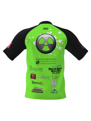 Podiumwear Men's Silver Short Sleeve MTB Jersey - New Fabric 2025!