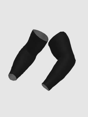 Podiumwear Dyed Black Armwarmers