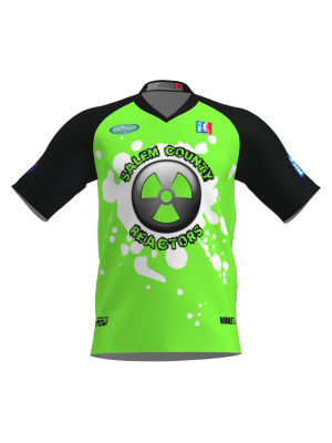 Podiumwear Men's Silver Short Sleeve MTB Jersey - New Fabric 2025!