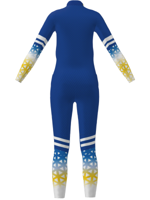 Podiumwear Women's Gold Two-Piece Race Suit