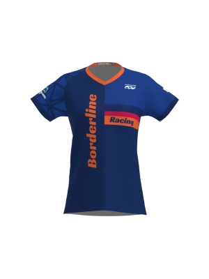Podiumwear Women's Silver Short Sleeve MTB Jersey - NEW FABRIC 2025!