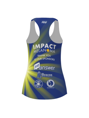 Podiumwear Women's Singlet (Nordic Skiing) Back View
