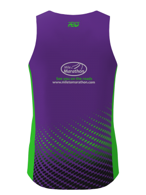 Podiumwear Men's Singlet (Nordic Skiing) Back View