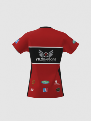 Podiumwear Women's Silver Short Sleeve MTB Jersey - NEW FABRIC 2025!