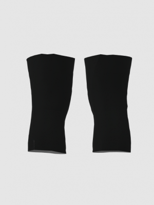 Podiumwear Dyed Black Kneewarmers