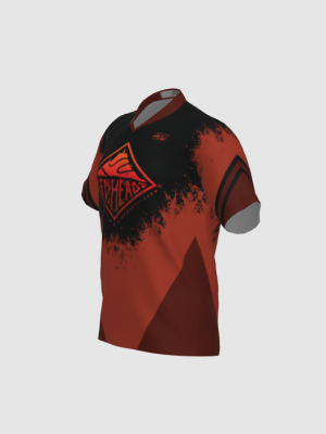 Podiumwear Men's Silver Short Sleeve MTB Jersey - New Fabric 2025!