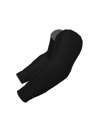 Podiumwear Dyed Black Armwarmers