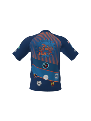 Podiumwear Men's Silver Short Sleeve MTB Jersey - New Fabric 2025!