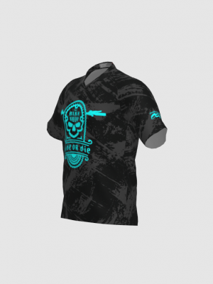 Podiumwear Men's Silver Short Sleeve MTB Jersey - New Fabric 2025!