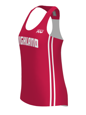 Podiumwear Women's Singlet (Nordic Skiing) Side View