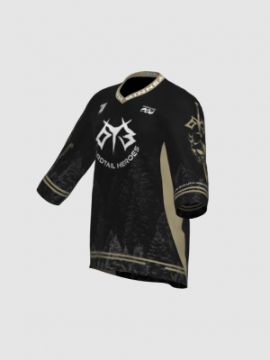 Podiumwear Men's Loose Fit Short Sleeve MTB Jersey (Cycling) Side View