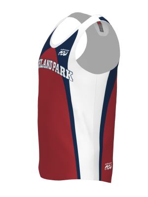Podiumwear Men's Singlet (Nordic Skiing) Side View