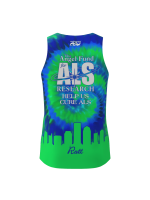 Podiumwear Men's Singlet (Nordic Skiing) Back View