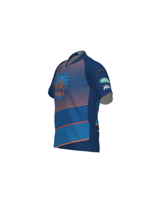 Podiumwear Men's Silver Short Sleeve MTB Jersey - New Fabric 2025!