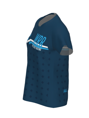 Podiumwear Women's Silver Short Sleeve MTB Jersey - NEW FABRIC 2025!