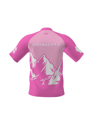 Podiumwear Men's Silver Short Sleeve MTB Jersey - New Fabric 2025!