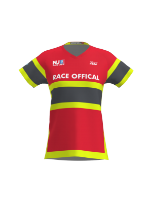 Podiumwear Women's Silver Short Sleeve MTB Jersey - NEW FABRIC 2025!