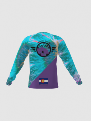Podiumwear Unisex Silver Long Sleeve Tech Tee - New Fabric 2025!