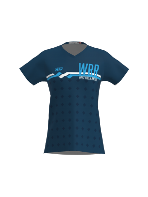 Podiumwear Women's Silver Short Sleeve MTB Jersey - NEW FABRIC 2025!