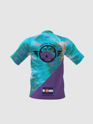 Podiumwear Men's Silver Short Sleeve MTB Jersey - New Fabric 2025!