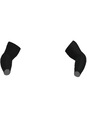 Podiumwear Dyed Black Armwarmers