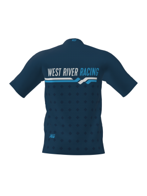 Podiumwear Men's Silver Short Sleeve MTB Jersey - New Fabric 2025!