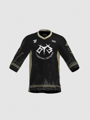 Podiumwear Men's Loose Fit Short Sleeve MTB Jersey (Cycling) Front View
