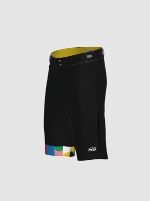 Podiumwear Unisex Silver Traverse MTB Baggie - New Fabric 2025!