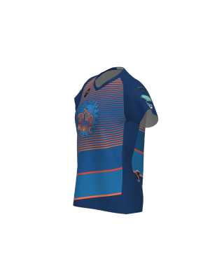 Podiumwear Women's Silver Short Sleeve MTB Jersey - NEW FABRIC 2025!