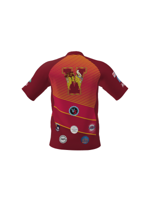 Podiumwear Men's Silver Short Sleeve MTB Jersey - New Fabric 2025!
