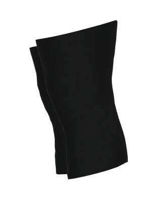 Podiumwear Dyed Black Kneewarmers