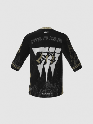 Podiumwear Men's Loose Fit Short Sleeve MTB Jersey (Cycling) Back View