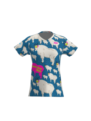 Podiumwear Women's Silver Short Sleeve MTB Jersey