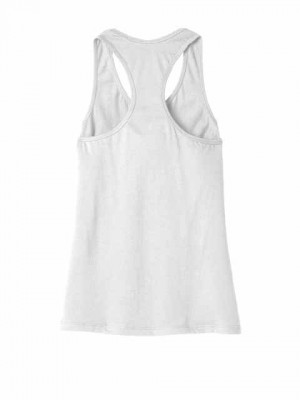 Podiumwear Women's Cotton Racerback Tank with Print