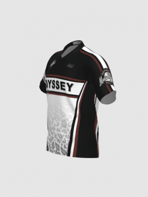 Podiumwear Men's Silver Short Sleeve MTB Jersey