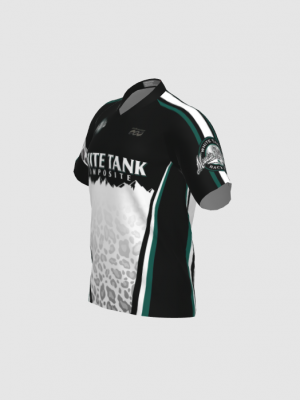 Podiumwear Men's Silver Short Sleeve MTB Jersey