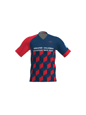 Podiumwear Men's Silver Short Sleeve MTB Jersey - New Fabric 2025!