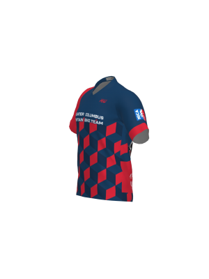 Podiumwear Men's Silver Short Sleeve MTB Jersey - New Fabric 2025!